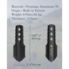 Ultralight Backpacking Trowel Aluminum Shovel Small Potty Multitool with Longer