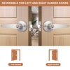 Probrico (5 Pack Keyed Entry Door Lever Lock for Exterior