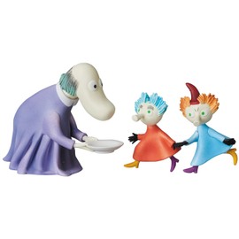 UDF MOOMIN Series 6 Ultra Detail Figure, Hemren and Tofuslan and Bifslan, Total Height Approximately 2.4 inches (61/50/46 mm), Painted Finished Figure