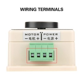 Hilitand CCM96SK DC Motor Speed Controller PWM Speed Control Switch 12V / 24V / 36V / 48V Rated Current 10A Max Current 20A