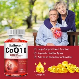 Cápsulas Blandas De Coenzima Q10 De Balincer De Con Omega-3                                                                                           