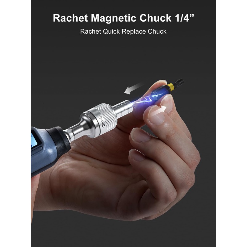 GROWNEER Upgraded Digital Torque Screwdriver, 3.5-70.8 In-lbs/0.4-8 Nm, 1/4'' Drive