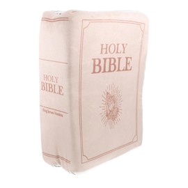 ifundom Bible Pillow Book Plush Toy Novelty Throw Cushion Holy Bible Pillow Plush That Opens Book Shape Verse Cushion