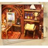 Flever Dollhouse DIY Book Nook Miniature Kit, Bookshelf Insert Decor,