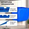 Nova Products Recycle Bin Wall Mount (2 Pack), Blue Bin