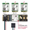 Cablecc Wireless NGFF A/E Key to WiFi Card M.2 NGFF