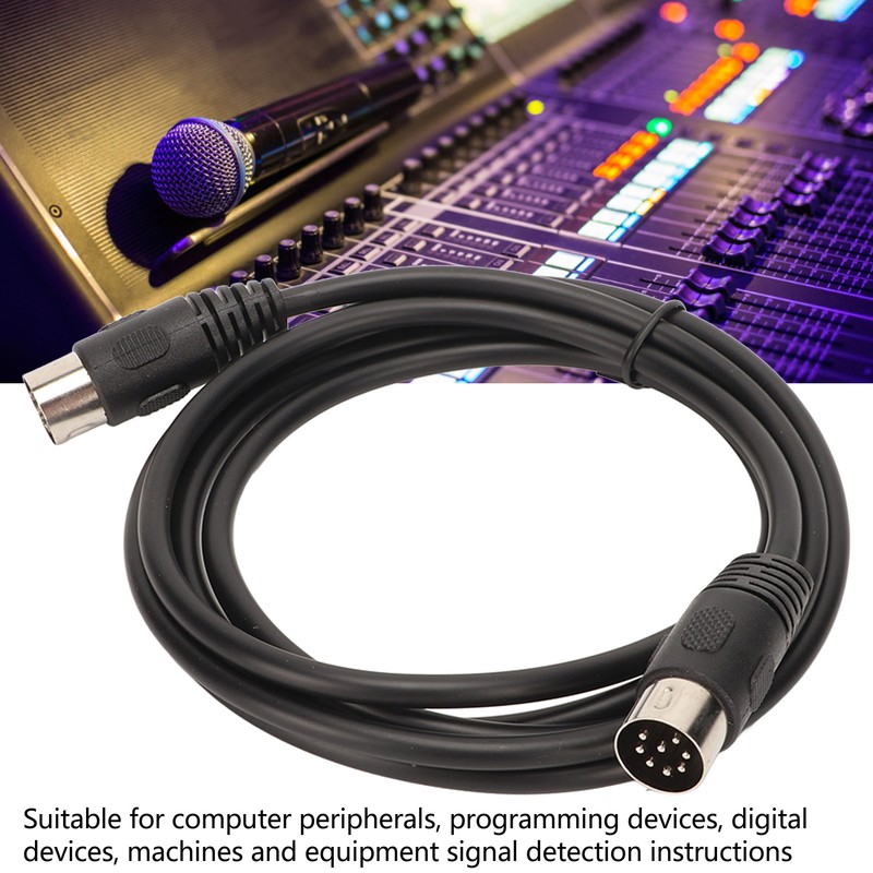 8 Pin Din Male to 6 Pin Din Male Cable