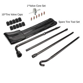 Dr.Roc Spare Tire Kit Spare Tire Tool Compatible with Ford F150 2004 to 2019 and Lincon Mark LT 2006-2014 Spare Tire Tool Kit Spare Tire Jack Handle and Wheel Lug Wrench