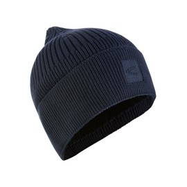 camel active Men's Pure Cotton Beanie, midnight blue