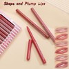 DENESTUP 12 Pcs Lip Liner Combo,Lip plumper and long-lasting Wear