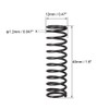 sourcingmap Compression Spring - 1.2mm Wire Dia , 12mm OD