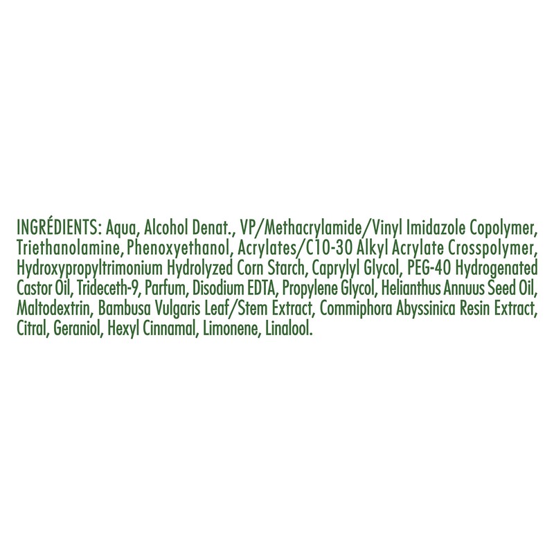 Timotei Maxi Hair Gel Bamboo Extract 100% Plant Origin Vegetable