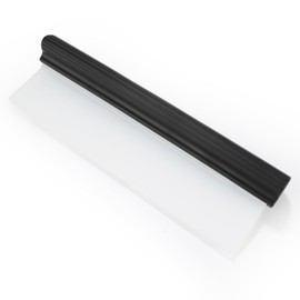 Car Squeegee,12 Inch Flexible Silicone Squeegee,Automotive Wiper for Car Drying,T-Bar Water Blade for Yacht Car Windshield Glass Window Mirror Bathroom Black