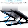BASE12 Laptop Stand, Portable Foldable Notebook Stand for Desk, Ergonomic