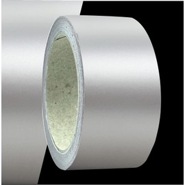 siviwonder Decorative Strips Matt Silver Metallic 50 mm Sticker Length 10 m Car Boat Tape Sticker