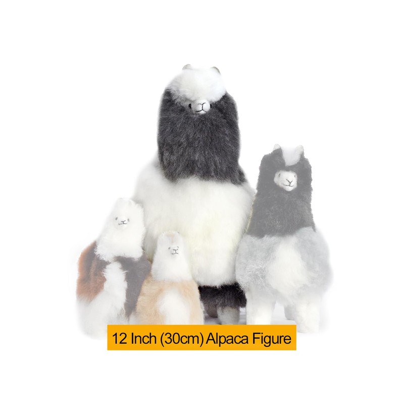 OriginAlpaca - 12" Baby Alpaca Plush Figure - 100% Handmade