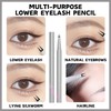 Double-Tip Lower Eyelash Pen 2024 New Waterproof 3d Bottom Lash