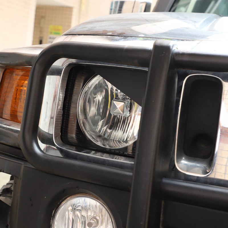 autopart2021 Front Light Headlight Lamp Angry Eyes Trim Cover For