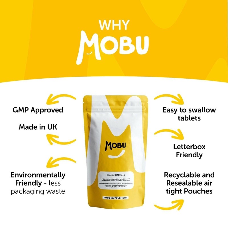 Vitamin K2 MK-7 100mcg 120 Tablets | Healthy Bones, Muscle