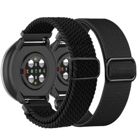 TUCOMO Stretchy Nylon Bracelet Compatible with Polar Ignite / Ignite 2 / Ignite 3, 20 mm Braided Loop Elastic Bracelets for Polar Unite/Pacer Men Women