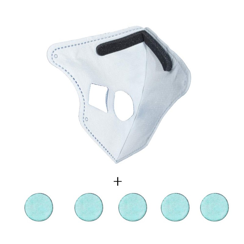 R11 Electric Wearable Air Purifier Filter*5, Inner Cover*1