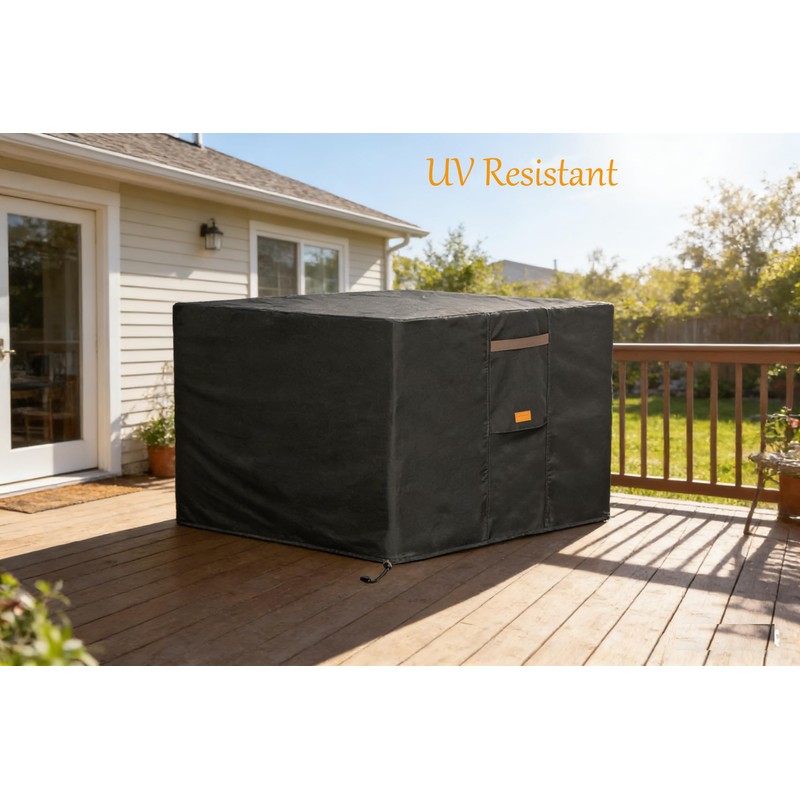 Garden Balsam 600D Heavy Duty Waterproof Patio Fire Pit Cover