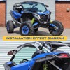 SHEJISI X3 Mirrors,Explosion-proof glass upgraded Maverick X3 side view mirrors