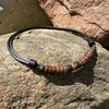 HANA LIMA Surferhalskette Lederhalskette Surferkette Lederkette Halskette Herren Damen Surferschmuck