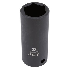 JET 683527-3/4-Inch Drive, 27mm, Regular, 6 Point, Metric Impact Socket