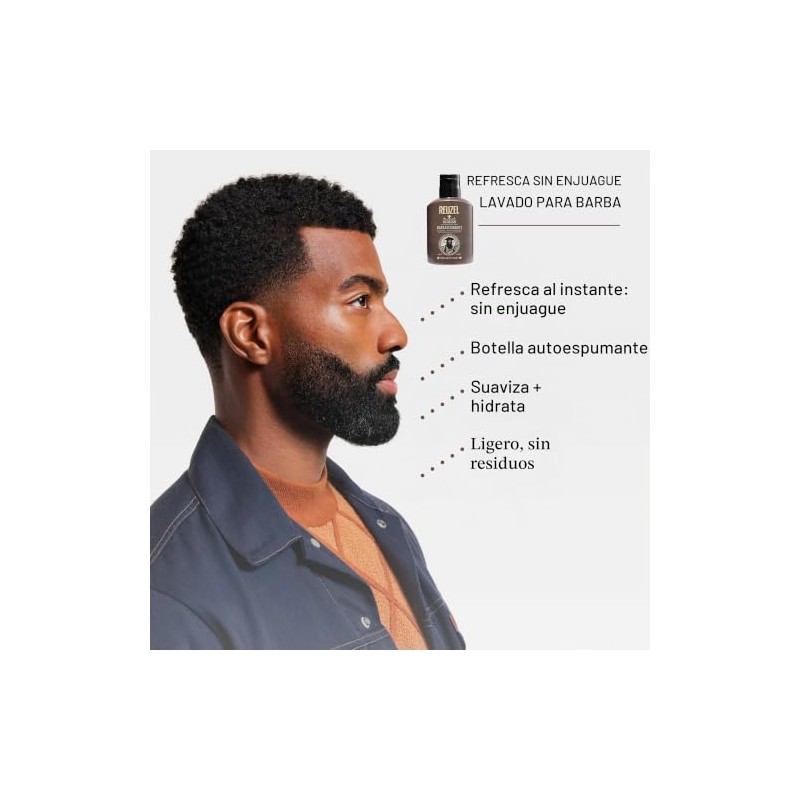 Reuzel Refresh No Rinse Beard Wash, 100 ml