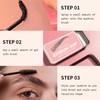 HISUNBEN Eyebrow Soap Kit,Brows Styling Soap,Long Lasting Waterproof Smudge Proof
