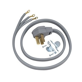General Electric WX09X10012 3 Wire 50amp Range Cord, 6-Feet