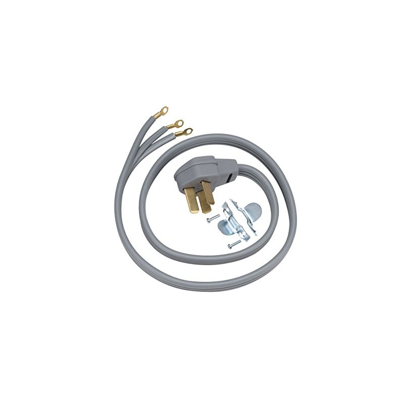 General Electric WX09X10012 3 Wire 50amp Range Cord, 6-Feet