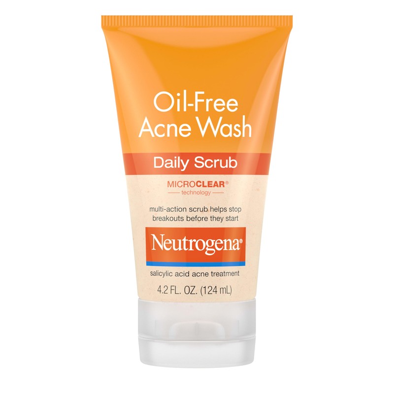 Exfoliante sin aceite Neutrogena, uso diario, efectivo contra el acné,