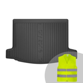 DryZone All-Year Practical Car Boot Mat Suitable for Honda Civic IX 2011-2016 | High Edge | Durable TPE Material | Robust and Durable