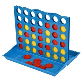 Hztyyier Juego de 4 en Gigante 4 Conecta en Juego de Tablero Plegable 4, Juguete Familiar clásico, Juego de Mesa de Viaje para niños y Familia