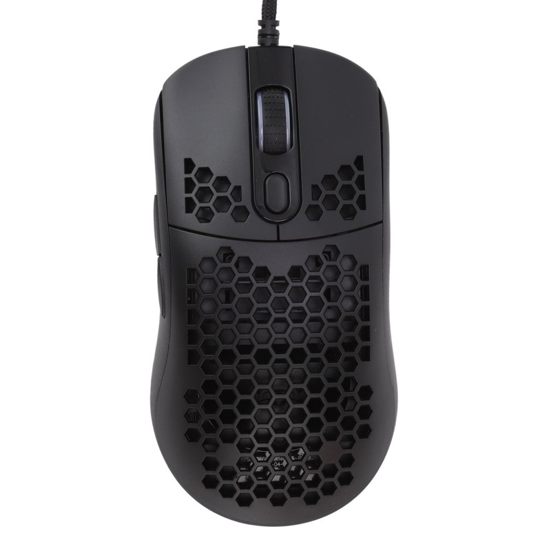 RGB Mouse Cellular Hollow Design Lightweight Wired Backlight 12000DPI 6