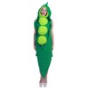EraSpooky Vegetable Adult Pea Unisex Costume for Groups, multicoloured