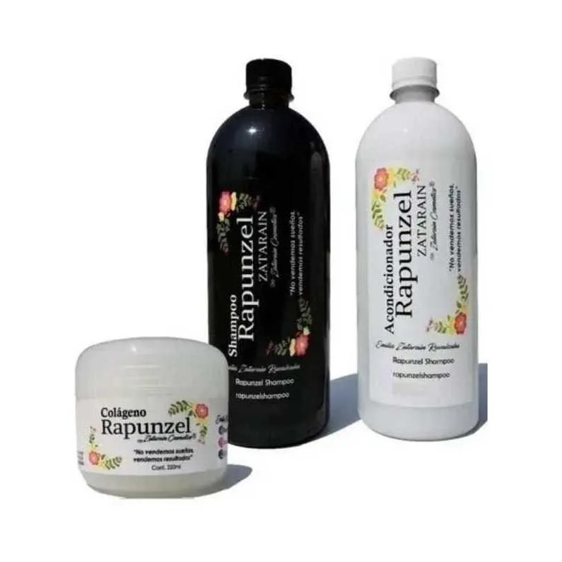 Kit Rapunzel Champoo Y Acondicionador Y Colágeno