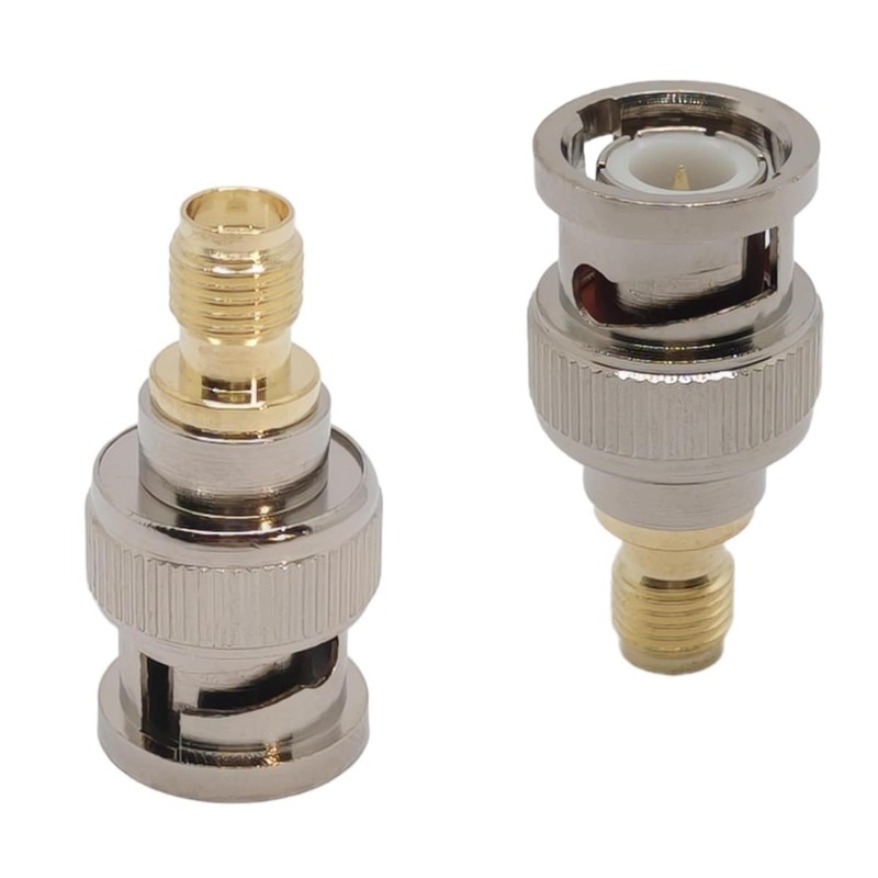NangeHengdi BNC Male to SMA Female Plug RF Coaxial Adapter