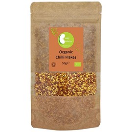 Organic Chilli Flakes - Certified Organic - by Busy Beans Organic (50g)