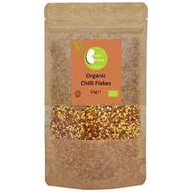 Organic Chilli Flakes - Certified Organic - by Busy Beans Organic (50g)
