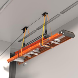 KOSEOO Ladder Storage Pulley System, Heavy Duty Garage Ceiling Lift Hoist