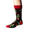 Socksmith Christmas Cactus Black One Size