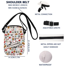 Baseball Crossbody Bag Baseball Mom Baseball Player Baseball Lover Team Merch (Baseball CB CA)
