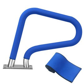 KETNET Pool Handrail Covers with Zippers for Inground Swimming Pools Hand Rail Cover, 4-10 ft Non Slip Cool Touch Heat Resistant, Blue, Anti-Slip Swim Pool Railing Ladder Handle Grip 4 Feet 1 Pack