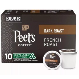 Peet's Coffee Peet’s French W/Chocolate Truffles K-Cup Pods Coffee for Keurig Brewers 10 Count