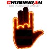 CHUSYYRAY 3Modes Finger Gesture Light with Remote LED Car Back