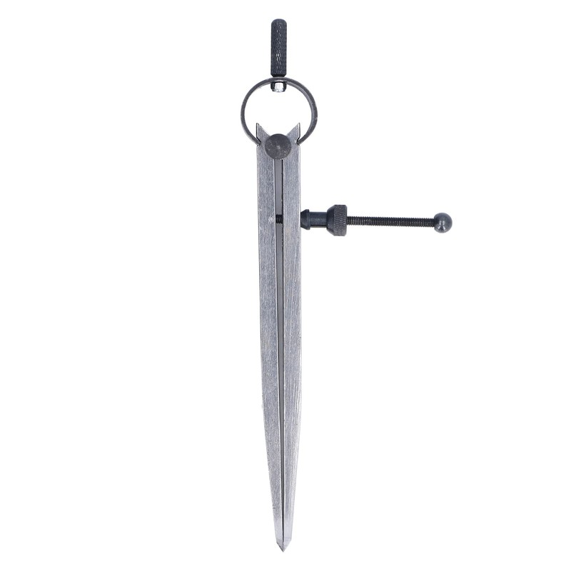 Large pencil marking compass, leather compass with flat quick adjustment