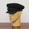 Sterkowski Yachting Skippers Sailor Woolen Cap UK 7 3/8 Black
